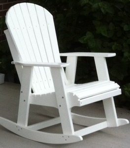 Amish Polywood Adirondack Rocking Chairs